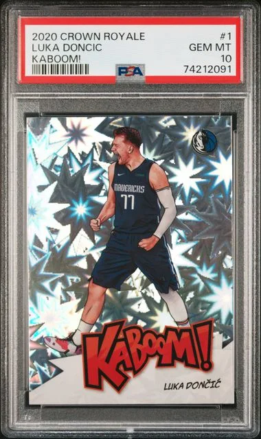 2020-21 Panini Crown Royale Luka Doncic Kaboom! #1 card image