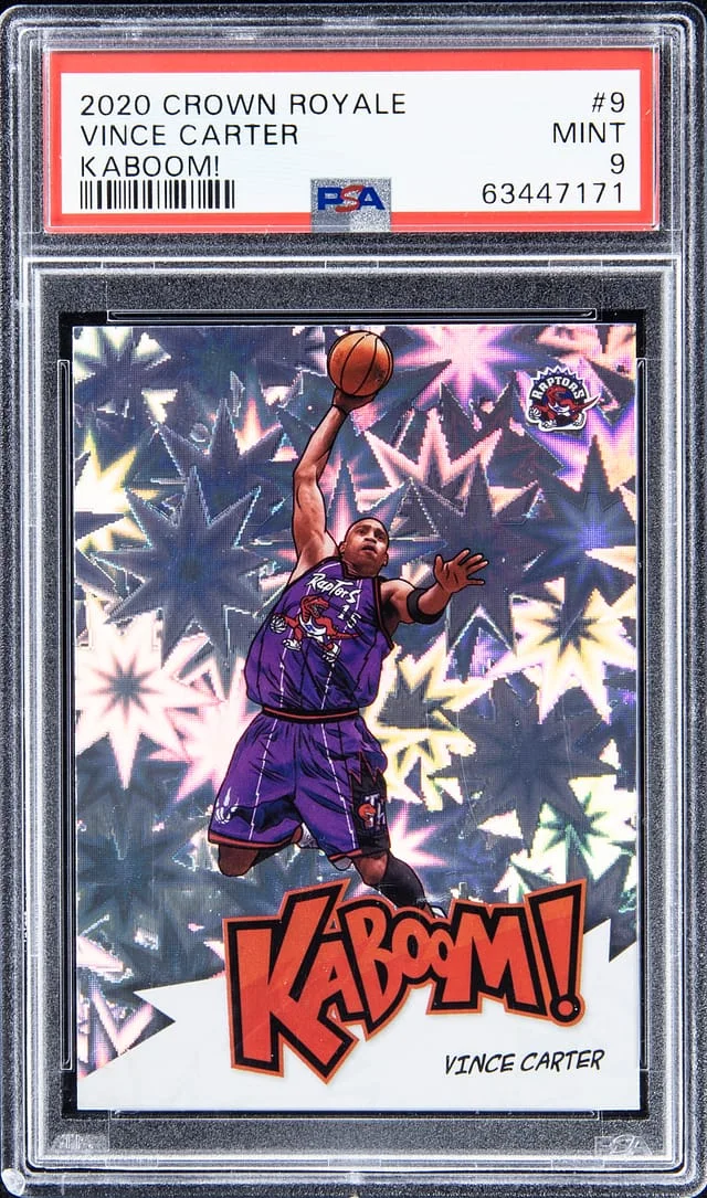 2020-21 Panini Crown Royale Vince Carter Kaboom #9 card image