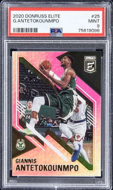 2020-21 Panini Donruss Giannis Antetokounmpo Elite #25 card image
