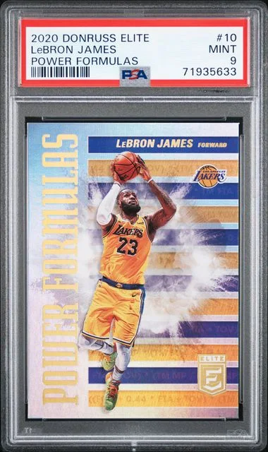 2020-21 Panini Donruss LeBron James Elite Power Formulas #10 card image