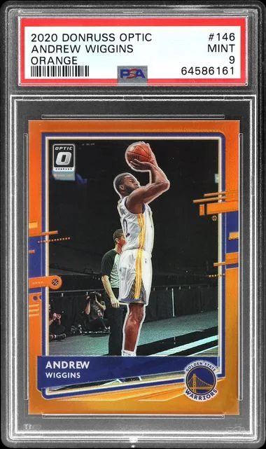 2020-21 Panini Donruss Optic Andrew Wiggins Orange #146 card image