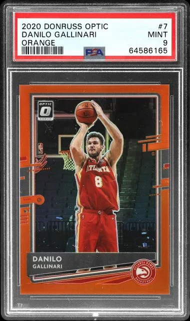 2020-21 Panini Donruss Optic Danilo Gallinari Orange #7 card image