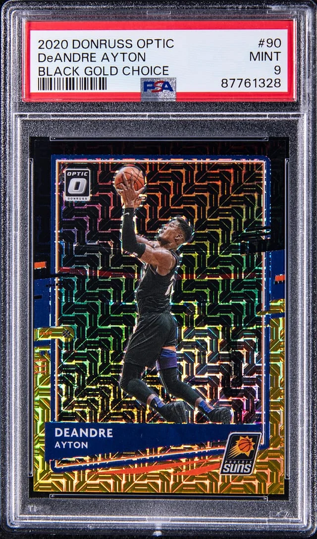 2020-21 Panini Donruss Optic DeAndrew Ayton Black Gold Choice #90 card image