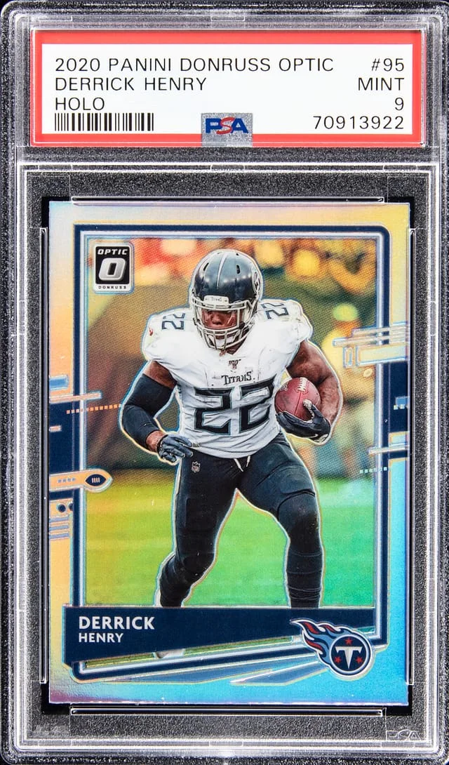 2020-21 Panini Donruss Optic Derrick Henry Holo #95 card image