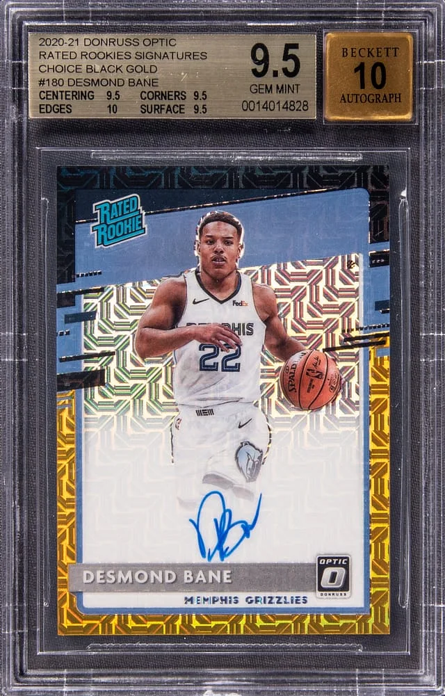 2020-21 Panini Donruss Optic Desmond Bane Target Box Set #180 card image