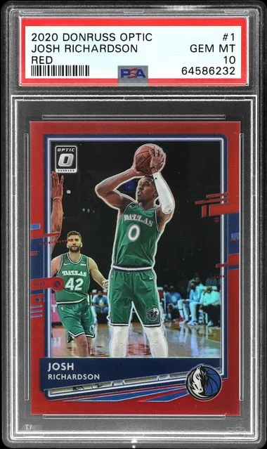 2020-21 Panini Donruss Optic Josh Richardson Red #1 card image