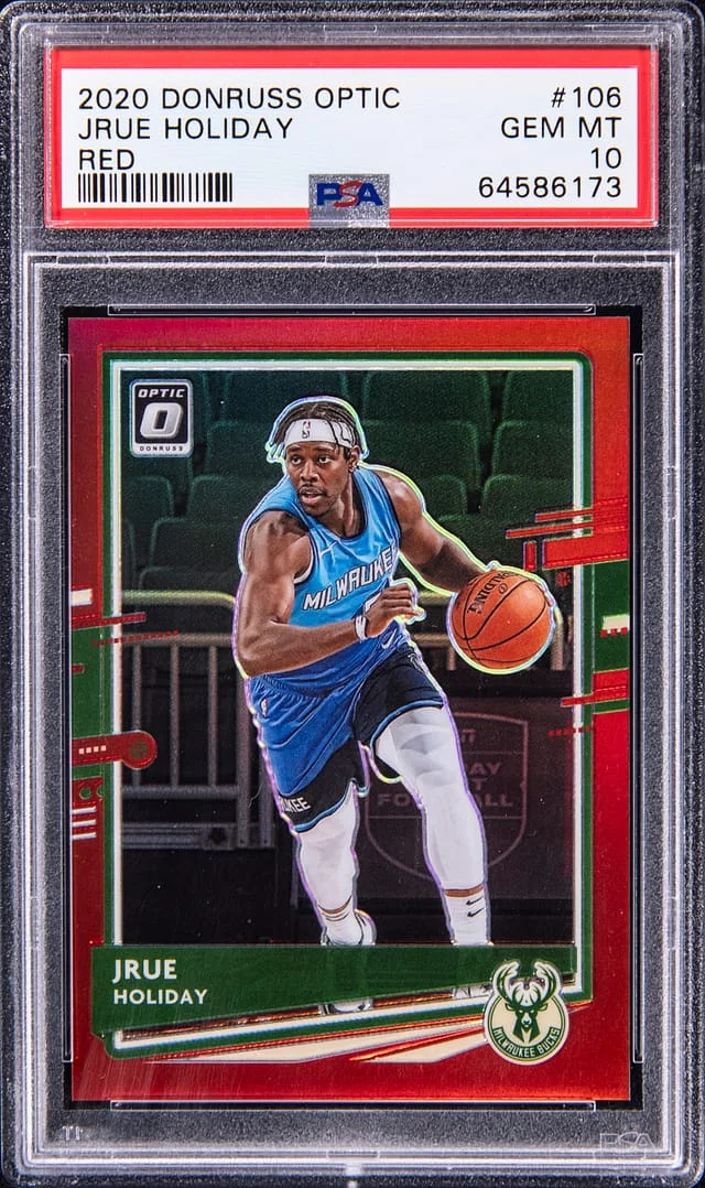 2020-21 Panini Donruss Optic Jrue Holiday Red #106 card image