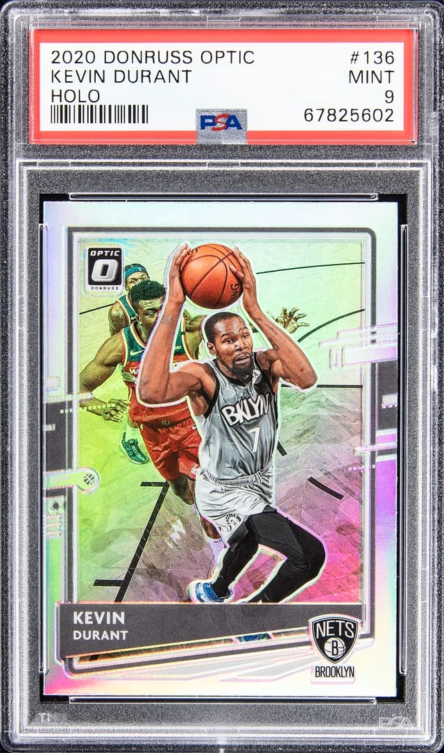 2020-21 Panini Donruss Optic Kevin Durant Holo #136 card image