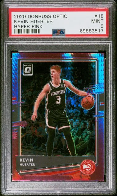 2020-21 Panini Donruss Optic Kevin Huerter Hyper Pink #18 card image