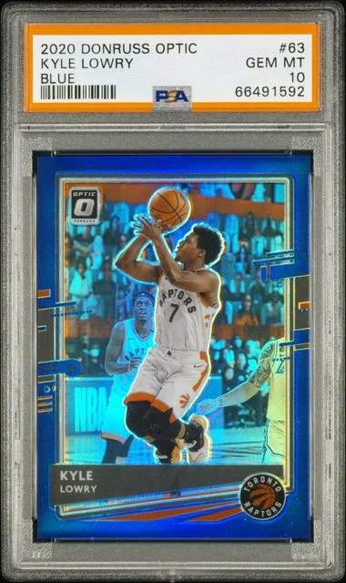 2020-21 Panini Donruss Optic Kyle Lowry Blue #63 card image