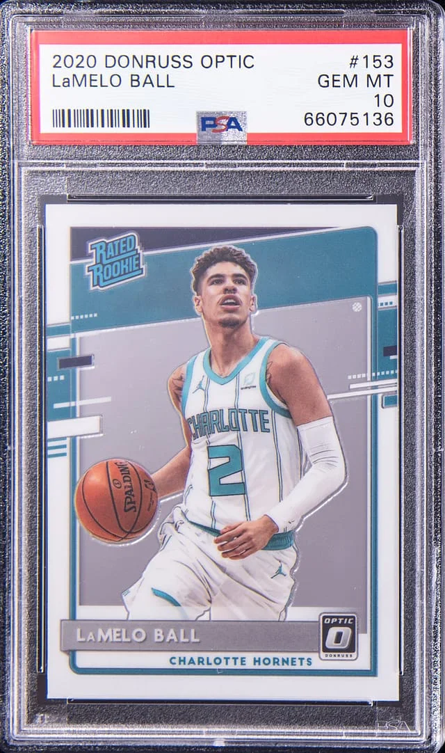 2020-21 Panini Donruss Optic LaMelo Ball #153 #no-number card image