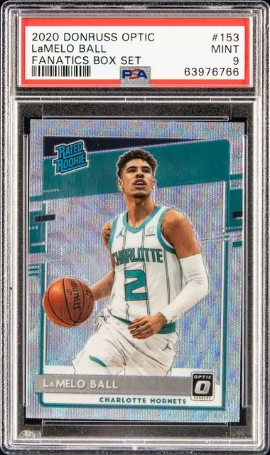 2020-21 Panini Donruss Optic LaMelo Ball Rated #153 card image