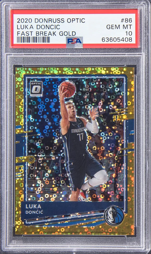 2020-21 Panini Donruss Optic Luka Doncic #86 card image