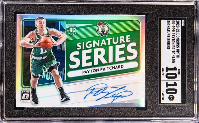 2020-21 Panini Donruss Optic Payton Pritchard Signature Series #SS-PPR card image
