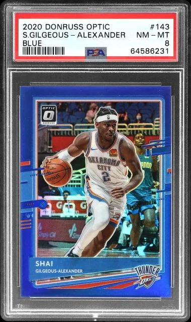 2020-21 Panini Donruss Optic Shai Gilgeous-Alexander Premium Box Set #143 card image