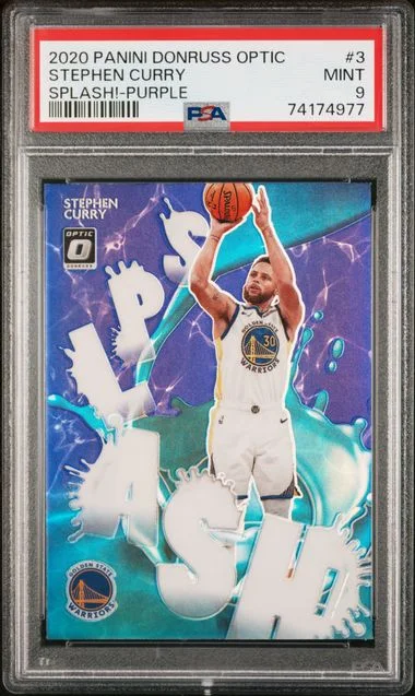 2020-21 Panini Donruss Optic Stephen Curry Splash! #3 card image