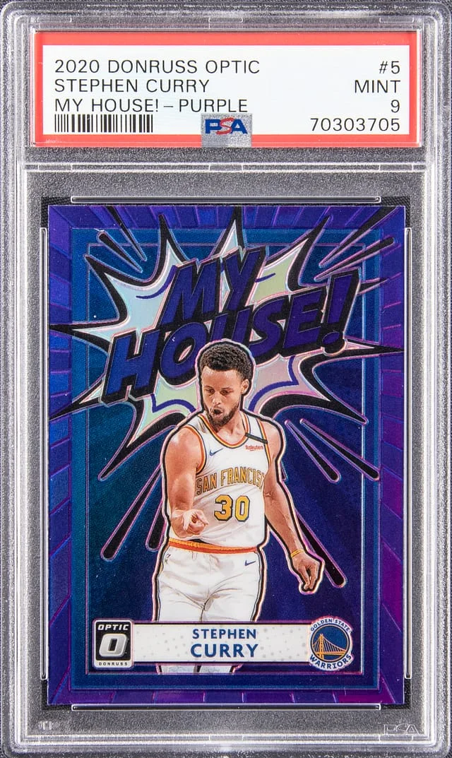2020-21 Panini Donruss Optic Stephen Curry My House! #5 card image