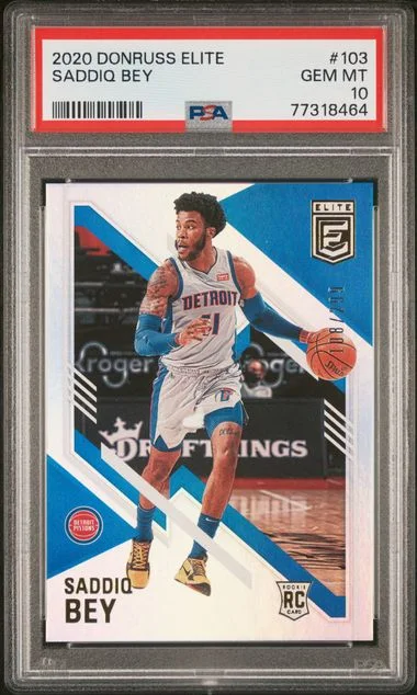 2020-21 Panini Donruss Saddiq Bey Elite #103 card image