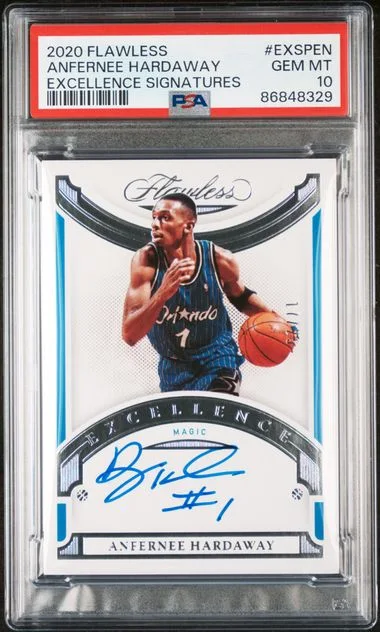 2020-21 Panini Flawless Anfernee Hardaway Excellence Signatures #EXSPEN card image