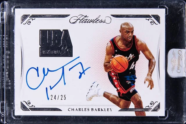 2020-21 Panini Flawless Charles Barkley USA Basketball Autographs #USA-SIR card image