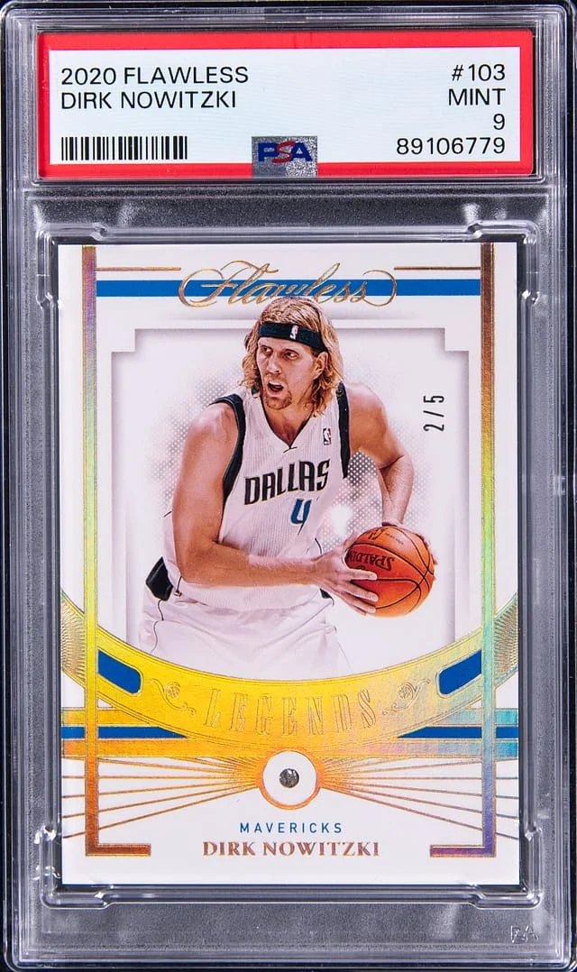 2020-21 Panini Flawless Dirk Nowitzki Diamond Legends #103 card image
