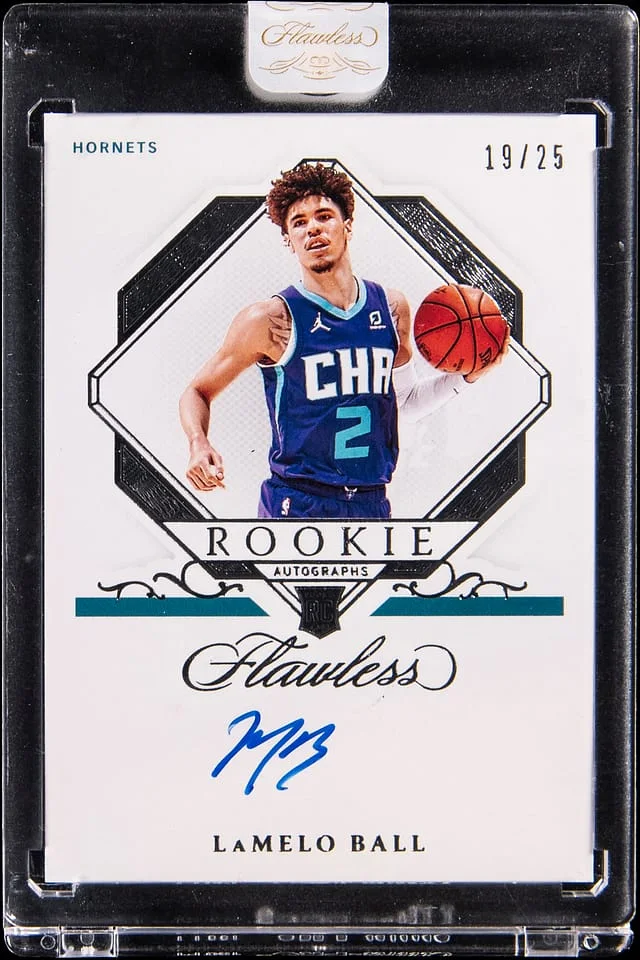 2020-21 Panini Flawless LaMelo Ball Autograph #FRA-LAM card image