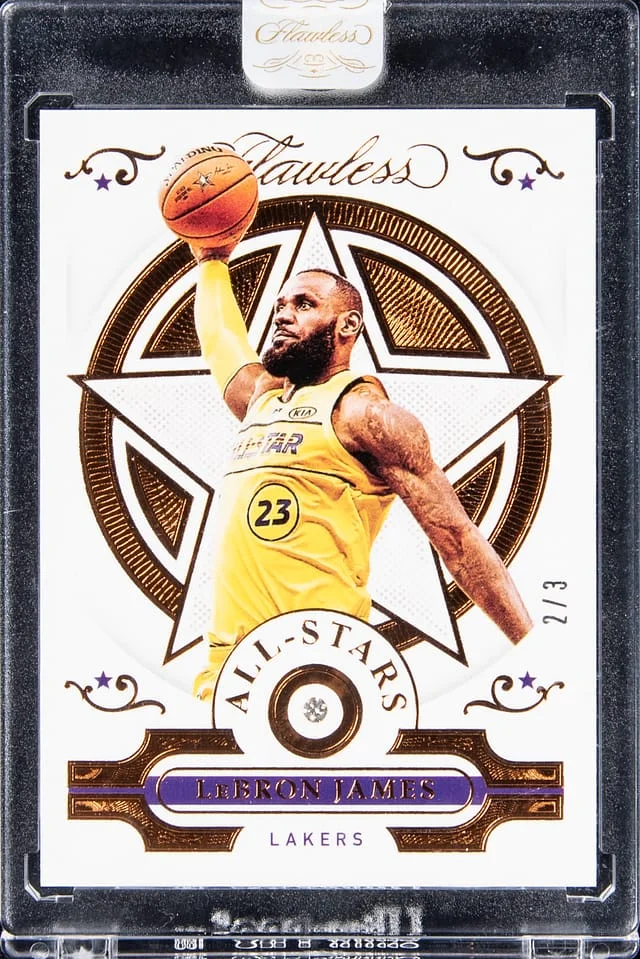 2020-21 Panini Flawless LeBron James #137 card image
