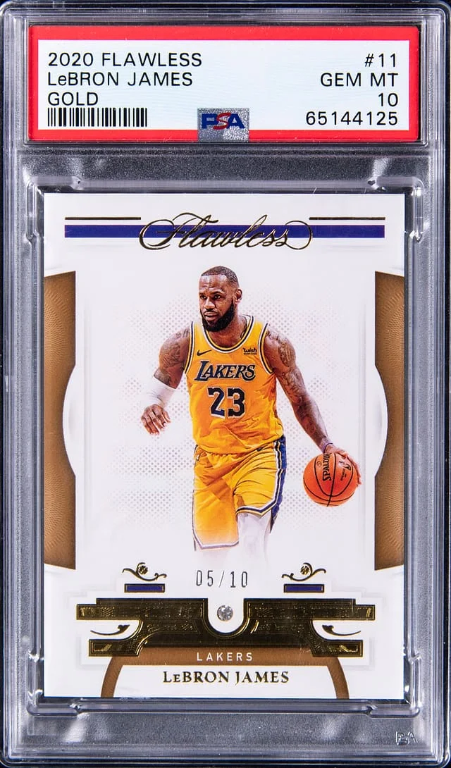 2020-21 Panini Flawless LeBron James Diamond Gold #11 card image