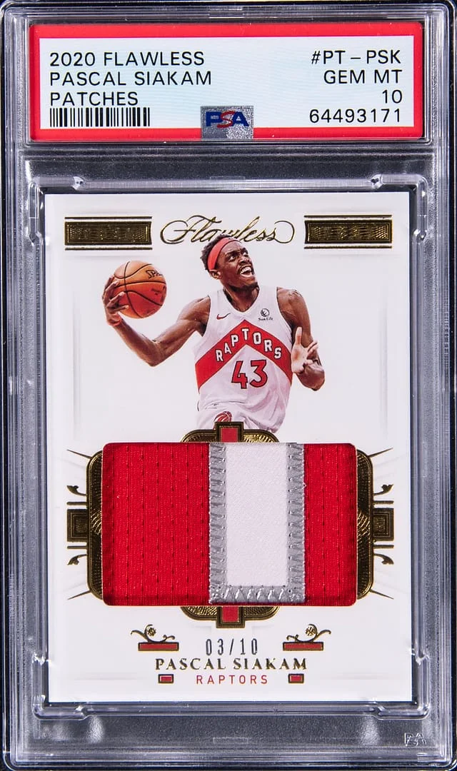 2020-21 Panini Flawless Pascal Siakam Patches #PT-PSK card image
