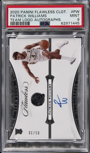 2020-21 Panini Flawless Patrick Williams Collegiate Team Logo Autographs #TLA-PW card image