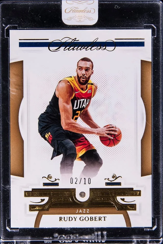 2020-21 Panini Flawless Rudy Gobert Gold #33 card image
