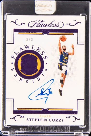 2020-21 Panini Flawless Stephen Curry Finishes Amethyst #FIN-CUR card image