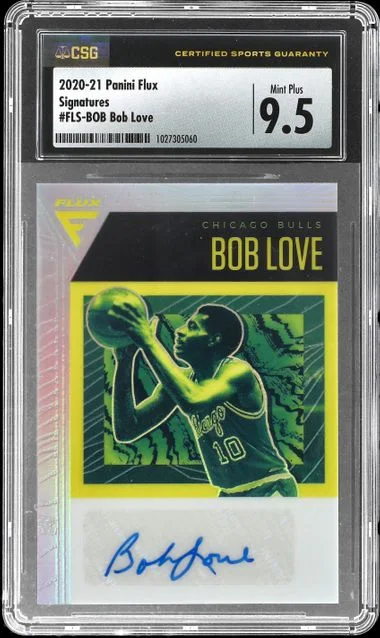 2020-21 Panini Flux Bob Love Flux Signatures #FLS-Bob card image