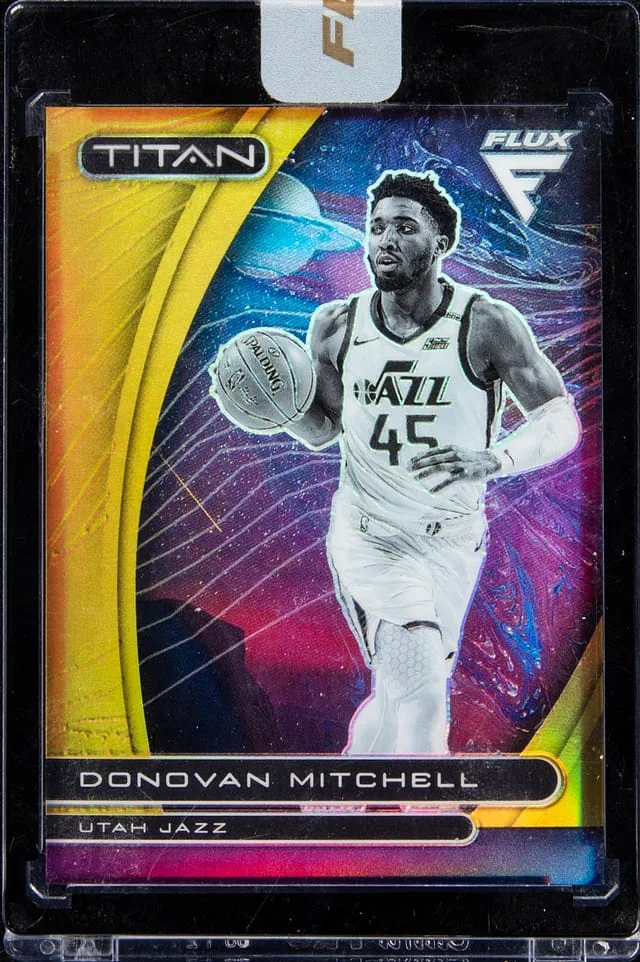 2020-21 Panini Flux Donovan Mitchell - Panini Encased #2 card image