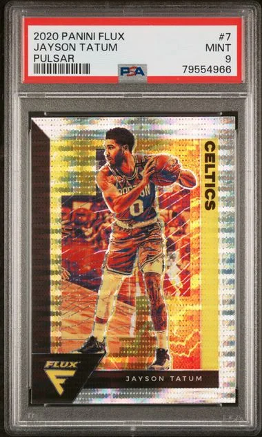 2020-21 Panini Flux Jayson Tatum Pulsar #7 card image