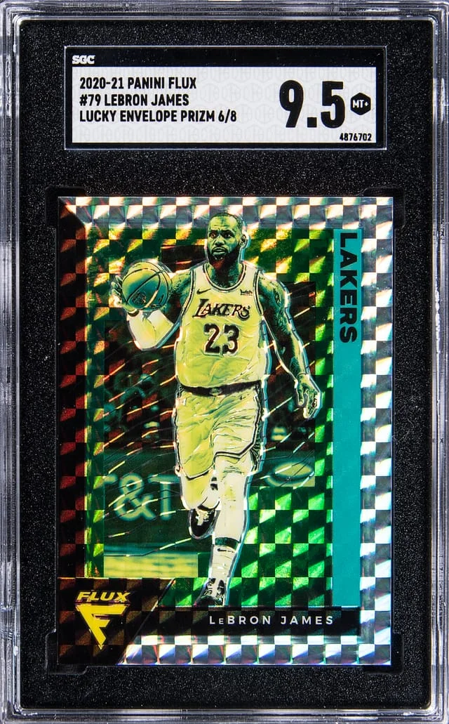2020-21 Panini Flux LeBron James Lucky Envelope #79 card image