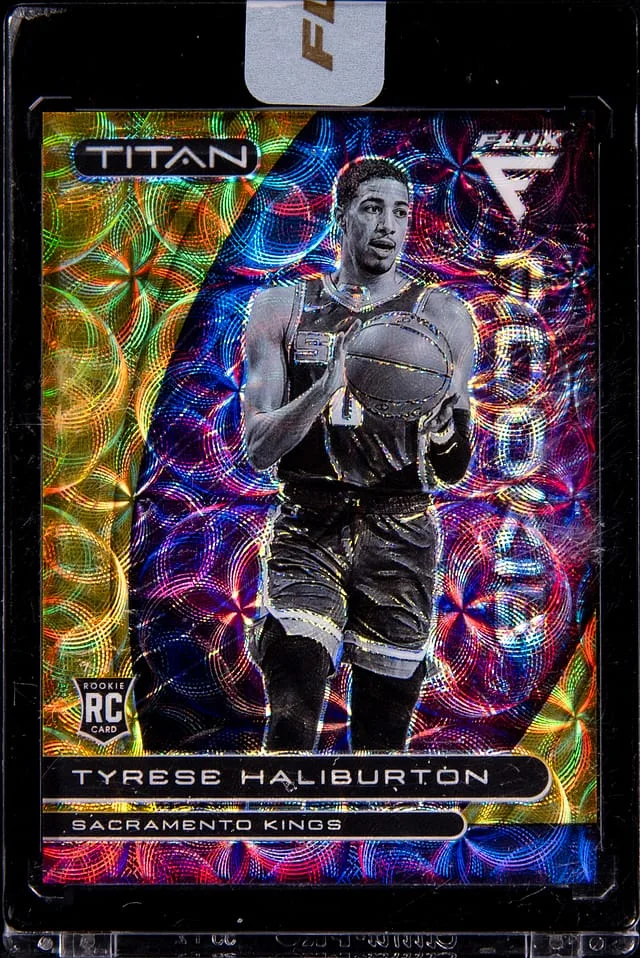 2020-21 Panini Flux Tyrese Haliburton - Panini Encased Titan #7 card image
