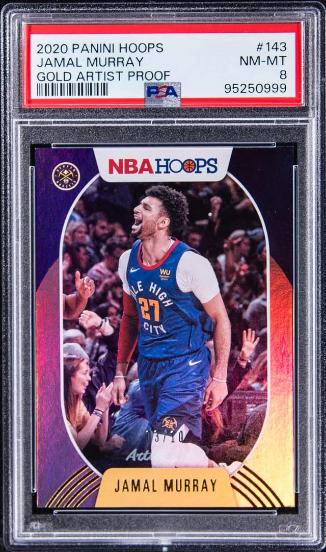 2020-21 Panini Hoops Jamal Murray Gold Artist Proof #143 card image