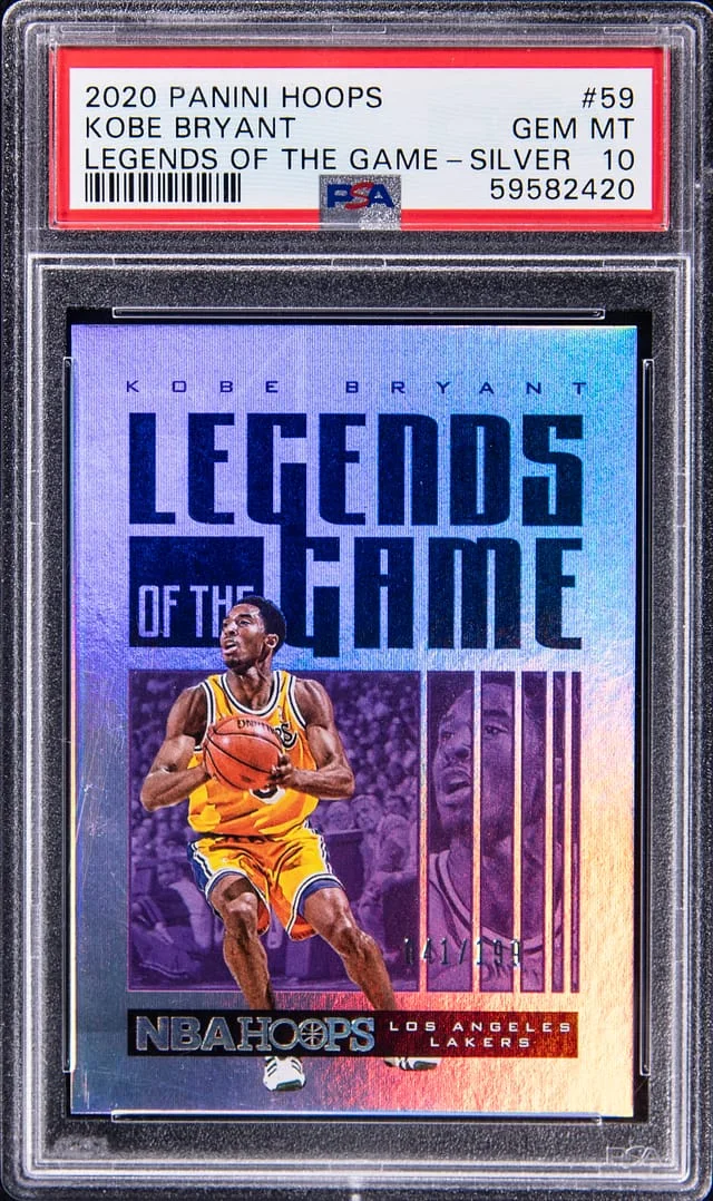 2020-21 Panini Hoops Kobe Bryant Legends of the Game Silver #59 card image