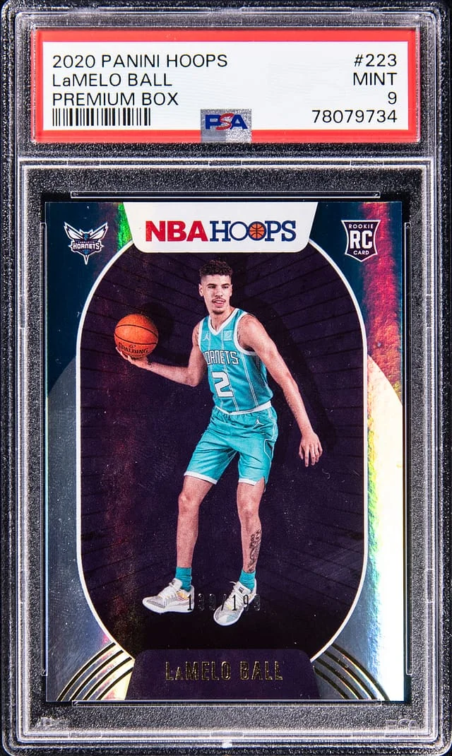 2020-21 Panini Hoops LaMelo Ball Hyper Blue #223 card image