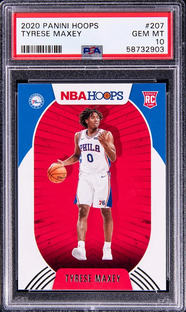 2020-21 Panini Hoops Tyrese Maxey #207 card image