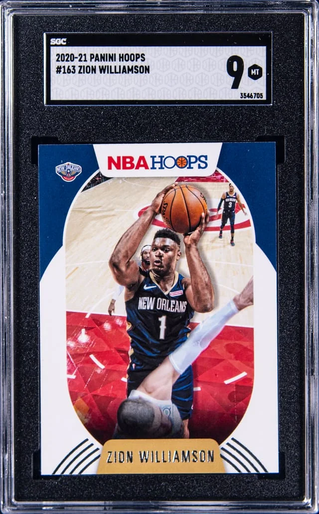 2020-21 Panini Hoops Zion Williamson #163 card image