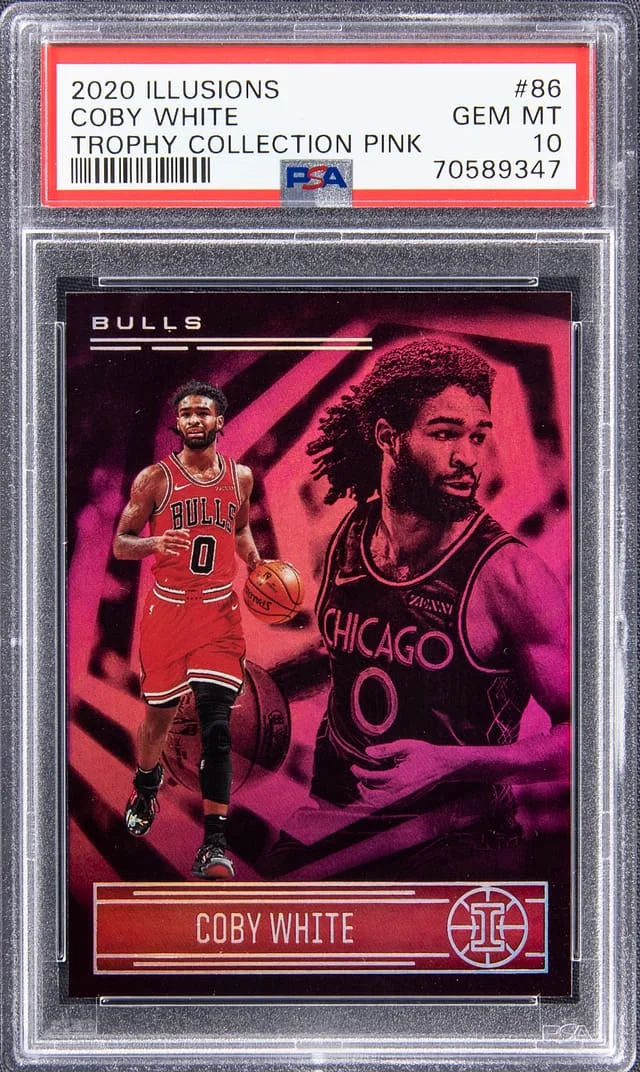 2020-21 Panini Illusions Coby Trophy Collection Pink #86 card image
