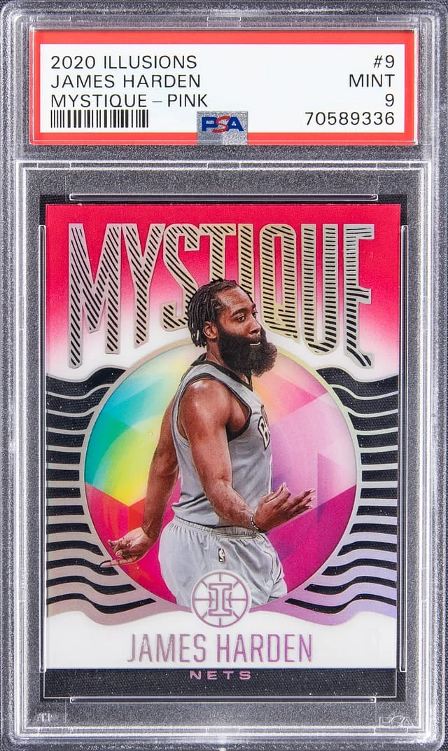 2020-21 Panini Illusions James Harden Mystique - Pink #9 card image