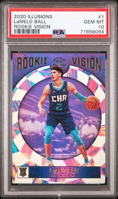 2020-21 Panini Illusions LaMelo Ball Vision #1 card image