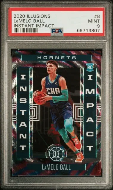 2020-21 Panini Illusions LaMelo Ball Instant Impact #8 card image