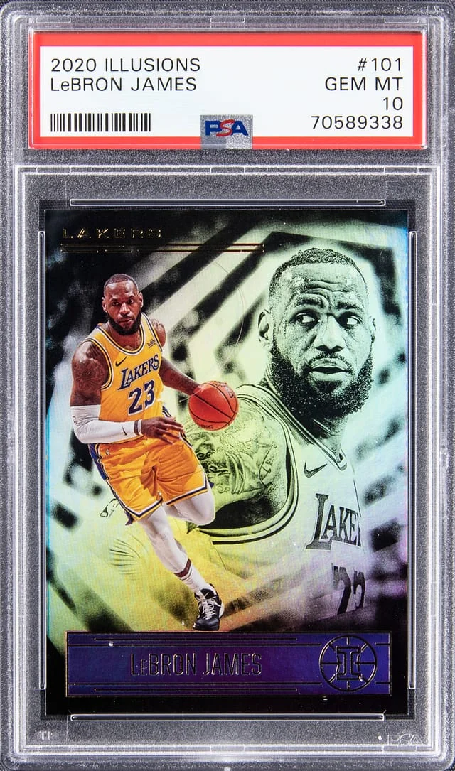 2020-21 Panini Illusions LeBron James #101 card image