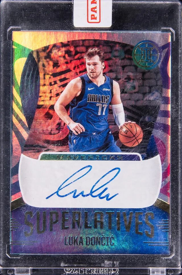 2020-21 Panini Illusions Luka Doncic Superlatives Autograph #SUP-LUD card image
