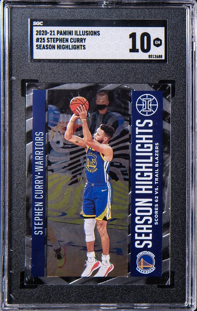 2020-21 Panini Illusions Stephen Curry Season Highlights #25 card image