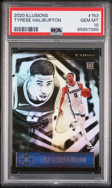 2020-21 Panini Illusions Tyrese Haliburton #153 card image